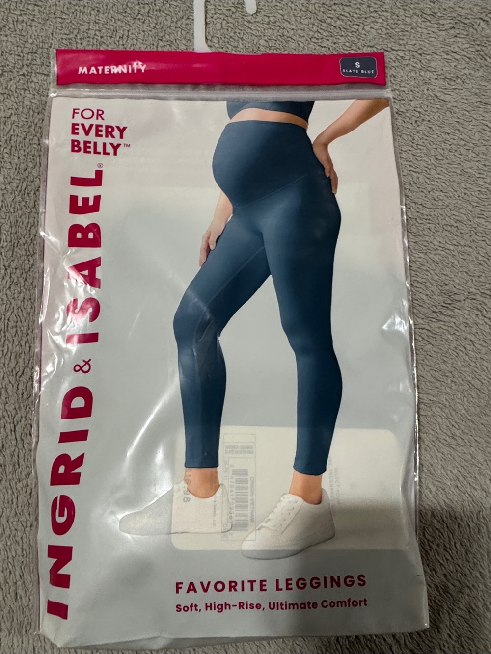 Ingrid & Isabel Maternity Jeggings - Slate Blue